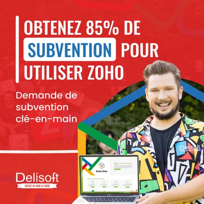 Obtenez une subvention pour utiliser Zoho
