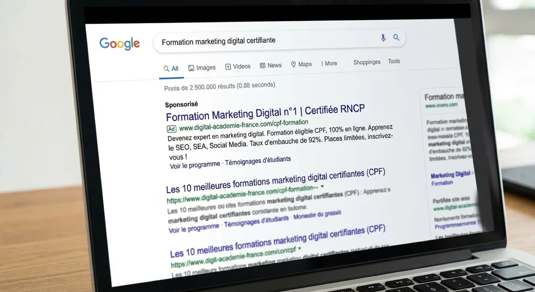 Rédaction d’annonces Google Ads