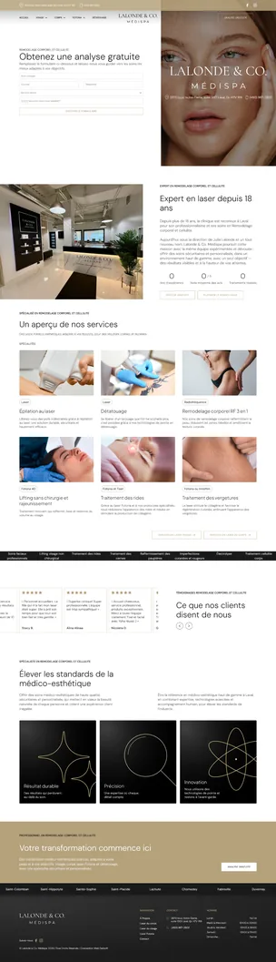 Landing page