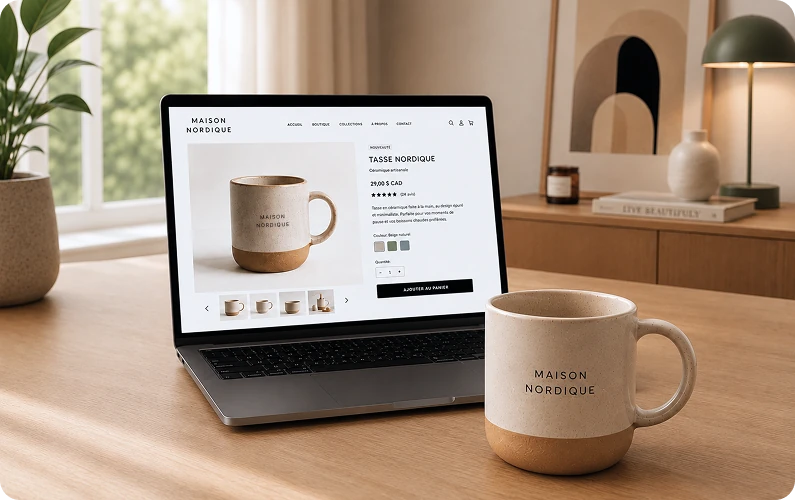 Mockups et présentation de produits